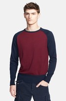 Thumbnail for your product : Michael Bastian Gant by Raglan Body Stripe Crewneck Sweater