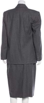 Christian Dior Wool Skirt Suit Set
