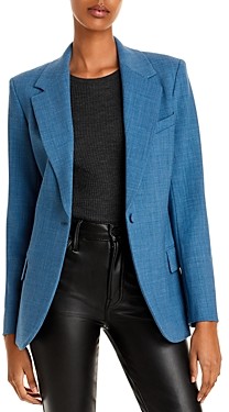 womens denim blazer