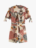 Thumbnail for your product : Maison Scotch Short Printed Jumpsuit, Combo A