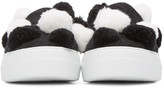 Thumbnail for your product : Joshua Sanders Black Pom Pom Slip-On Sneakers