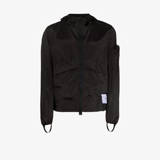 Satisfy Black TechSilk Packable Windbreaker Jacket