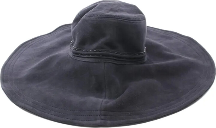 Fendi Pre-Owned 2010s Wide-Brimmed Suede Hat ShopStyle Belts