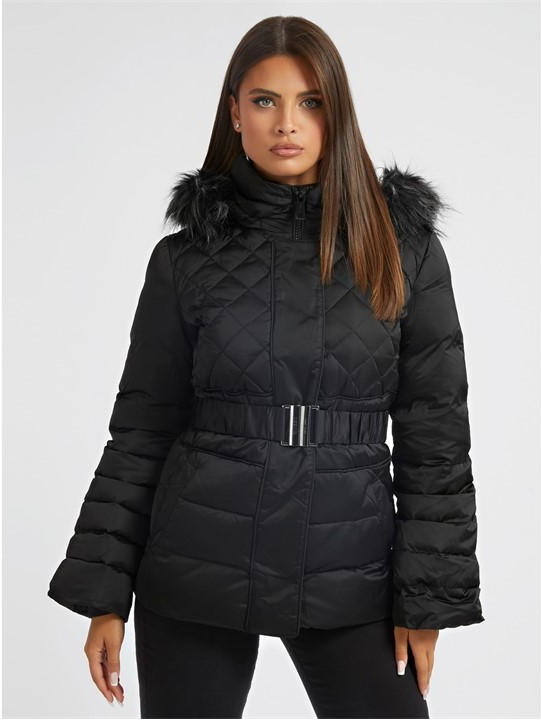 guess belted jacket