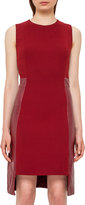 Thumbnail for your product : Akris Leather-Panel Side-Zip Sleeveless Dress, Miracle Berry