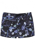 Thumbnail for your product : Paul Smith Underwater print swim shorts