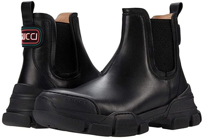 gucci leon chelsea boots