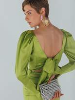 Thumbnail for your product : 16Arlington Silk Satin Midi Dress