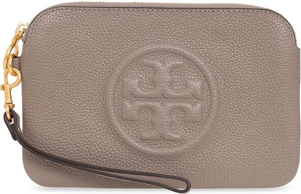 Tory Burch Leather Wristlet | ShopStyle