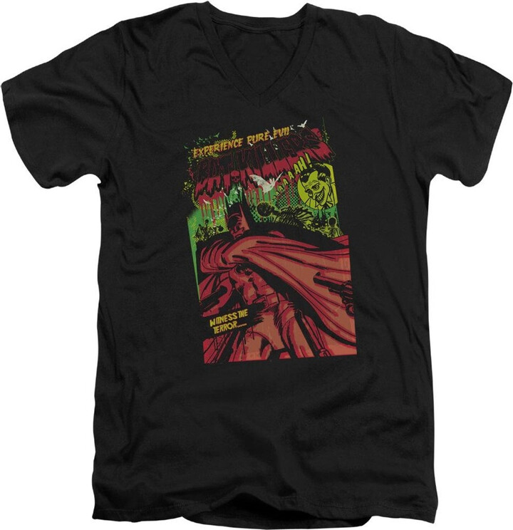 Gildan Batman Bat Killers Short Sleeve Adult V Neck Tee / T-Shirt