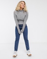 Thumbnail for your product : Monki high neck jumper