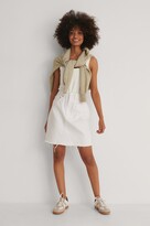 Thumbnail for your product : NA-KD Raw Hem Mini Denim Skirt