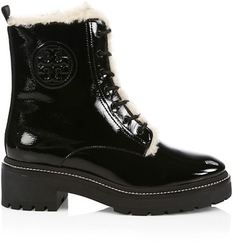 tory burch white boots