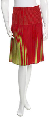 Etro Pleated Knee-Length Skirt