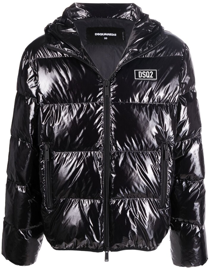 DSQUARED2 Logo Patch Puffer Jacket ShopStyle