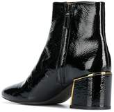Thumbnail for your product : Tory Burch gold-tone applique ankle boots
