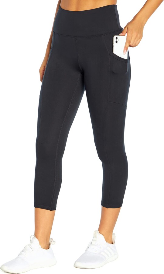 Balance Collection Womens Easy Eclipse High Rise Pocket Capri Legging -  ShopStyle Activewear Trousers