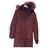 Thumbnail for your product : Schott Brown Cotton Coat