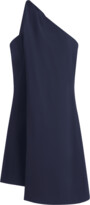 Thumbnail for your product : Halston Kalia Draped One-Shoulder Crepe Mini Dress