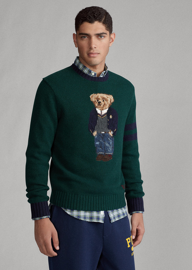 ralph lauren preppy bear sweater