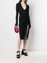 Thumbnail for your product : Rick Owens Lilies U-neck long-sleeved bodysuit