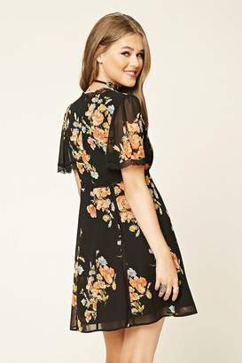 Forever 21 Contemporary Floral Print Dress