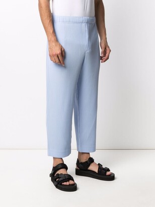 Homme Plissé Issey Miyake Pleated Straight-Leg Trousers