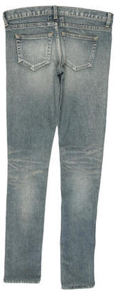 Saint Laurent Skinny Low-Rise Jeans