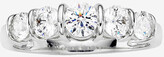 Thumbnail for your product : MODERN BRIDE 1 CT. T.W. Diamond 10K White Gold 5-Stone Ring