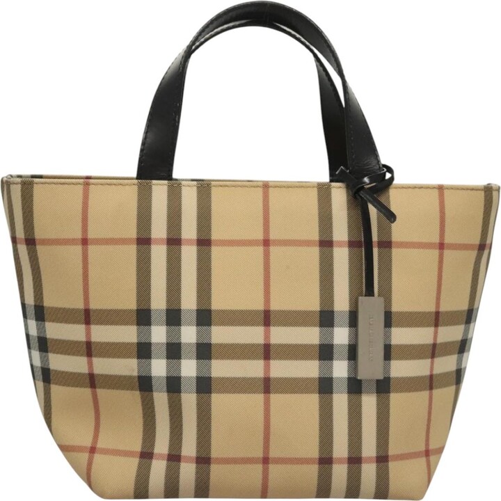 バッグ Burberry Nova Check Canvas Tote Handbag Burberry Nova Check Coated Canvas Tote Bag Purse | eBay