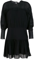 Red Valentino - pleat detail sheer dr 