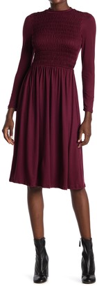 velvet torch midi dress