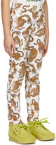 Thumbnail for your product : Kenzo Kids Off-White Tiger Print Leggings