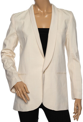 cream silk jacket