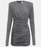 Thumbnail for your product : Alexandre Vauthier Metallic ruched minidress