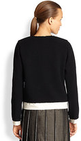 Thumbnail for your product : Comme des Garcons Contrast-Underlay Cardigan