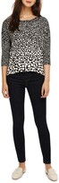 Thumbnail for your product : Phase Eight Piera Spot Print Top, Black/Ivory
