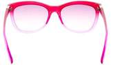 Thumbnail for your product : Just Cavalli Gradient Lens Logo Sunglasses