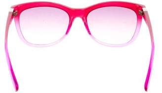 Just Cavalli Gradient Lens Logo Sunglasses