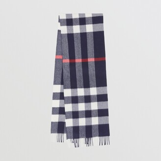 burberry gauze check scarf camel