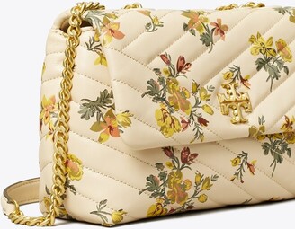 Tory Burch Kira Chevron Small Convertible Shoulder Bag- Goldfinch 64963-703  192485511673 - Handbags - Jomashop