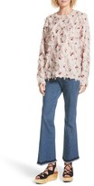 Thumbnail for your product : See by Chloe Women's Scallop Trim Bootcut Jeans