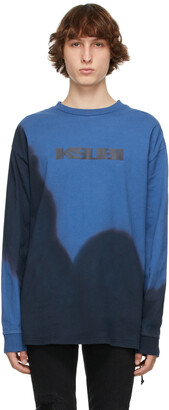 Ksubi Blue Eterno Dye Long Sleeve T-Shirt - ShopStyle