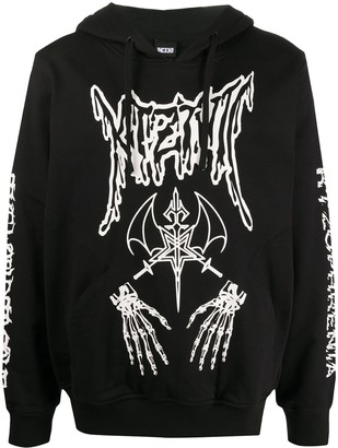 Kokon To Zai Dead Metal printed hoodie