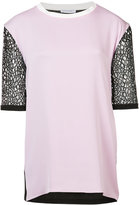 Vionnet - blouse à manches contrastantes - women - Spandex/Elasthanne/Viscose - 40
