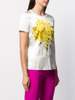 Thumbnail for your product : Escada floral print slim-fit T-shirt