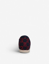 Thumbnail for your product : Gucci Fria GG-woven wool slippers