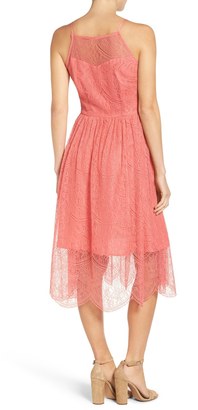 Cupcakes And Cashmere Strady Lace Fit & Flare Dress