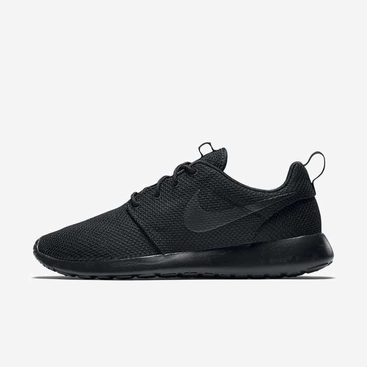 nike roshe full black