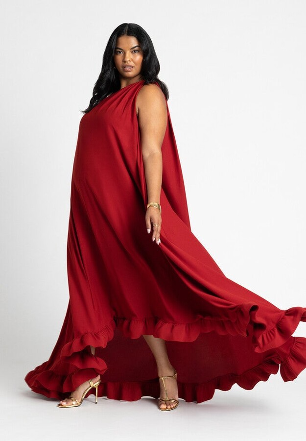 Dramatic Ruffle Gown